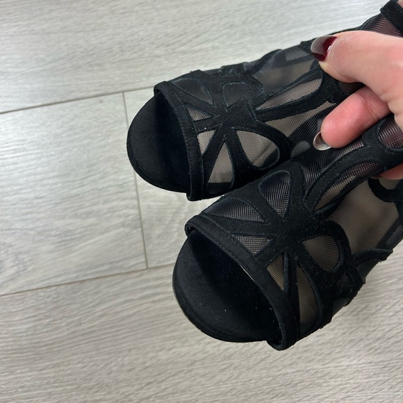 Kate Spade Mesh Peek-toe Slingback Booties - Picture 8 of 11